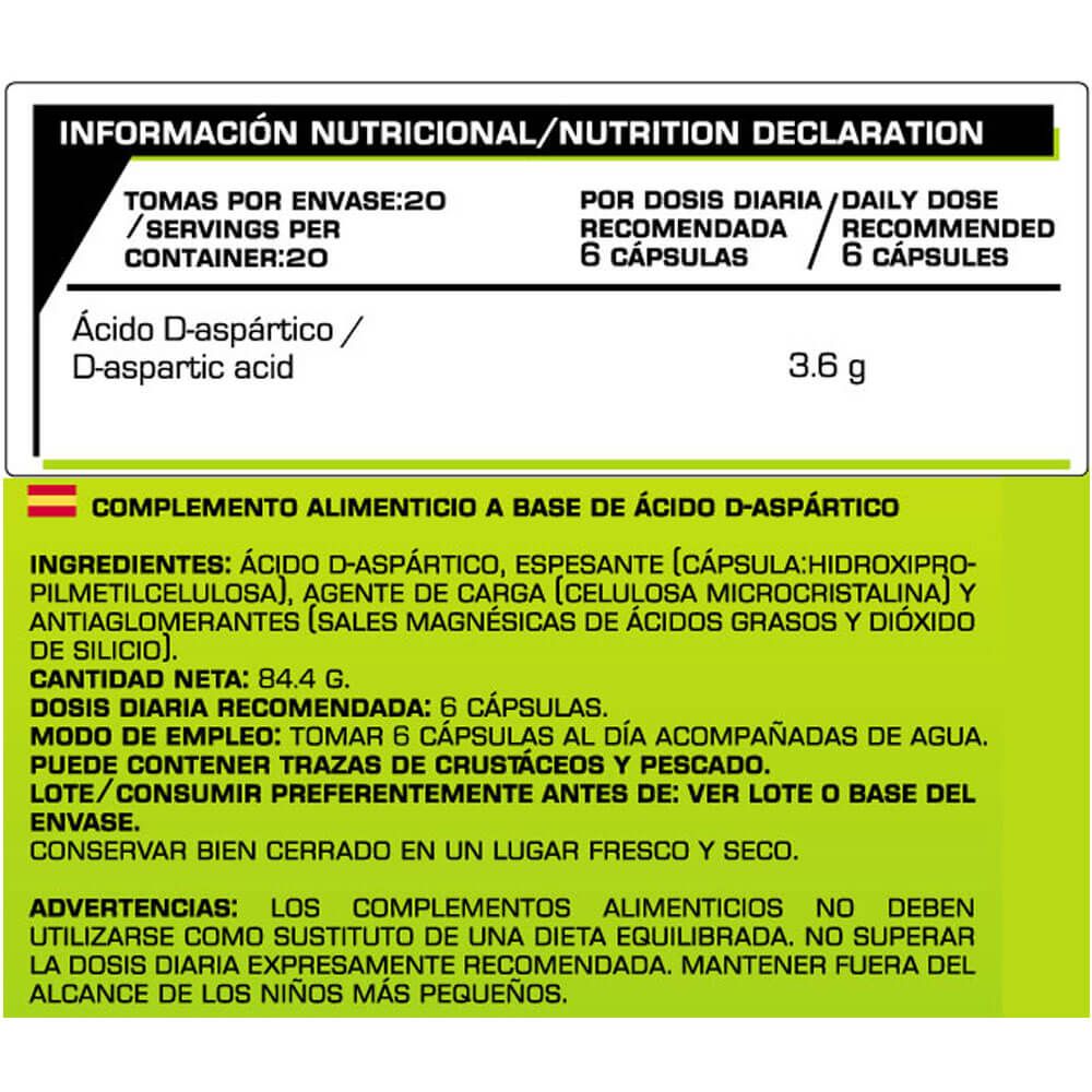 Información nutricional
