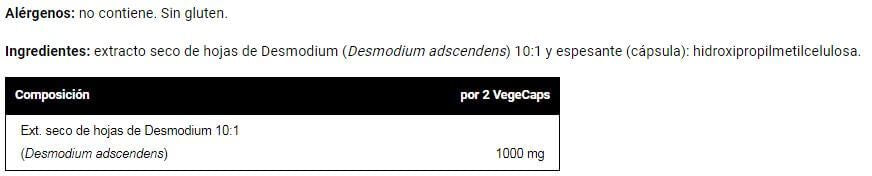 Información nutricional