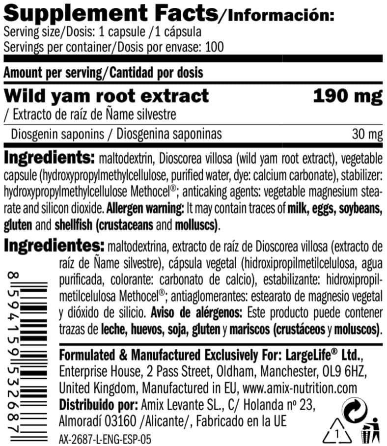 Información nutricional