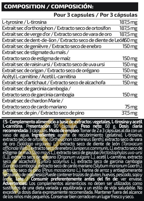 Información nutricional