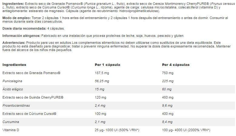 Información nutricional