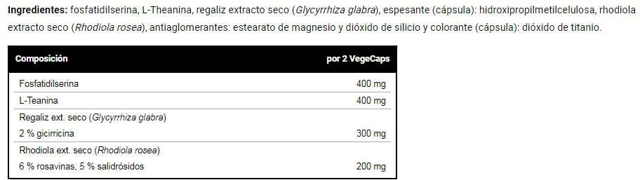 Información nutricional