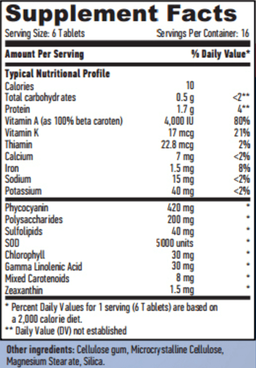 Información nutricional