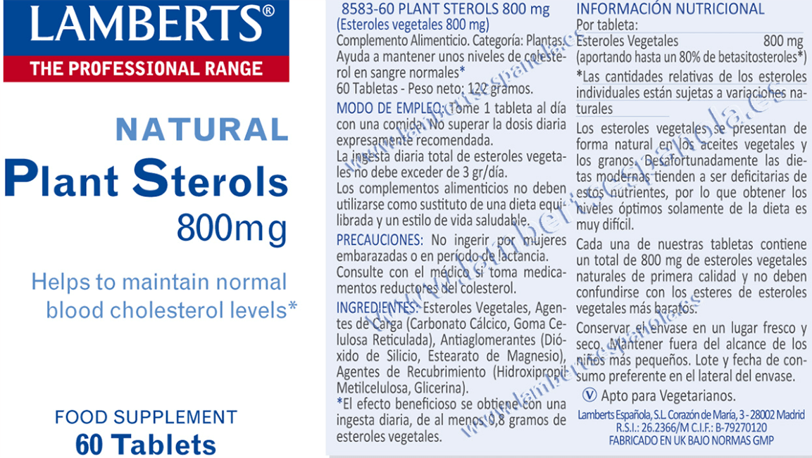 Información nutricional