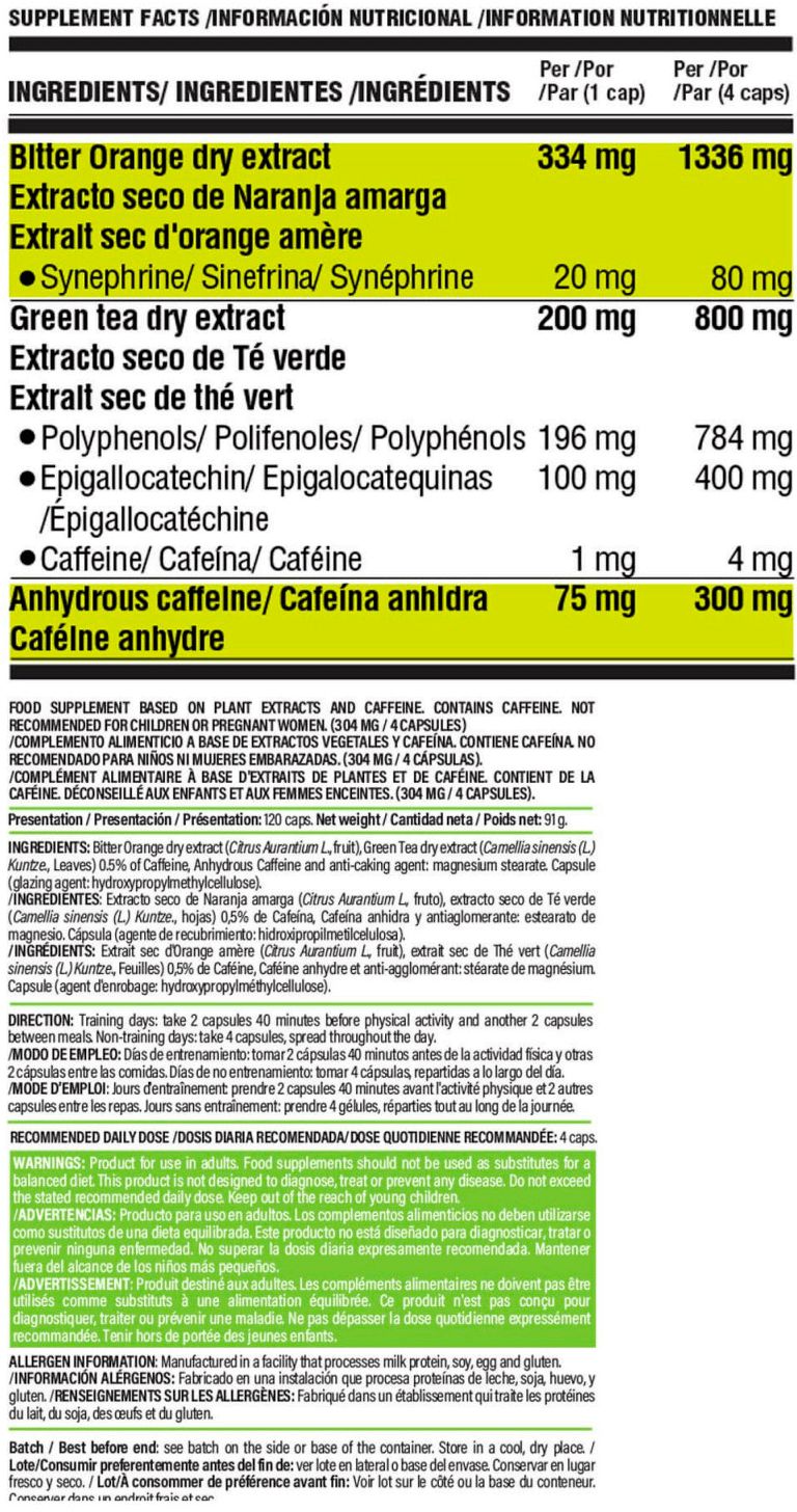 Información nutricional