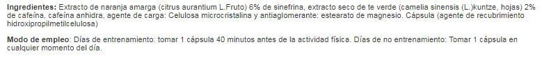 Información nutricional