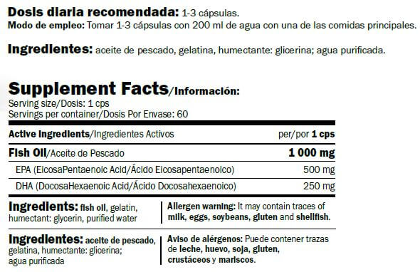 Información nutricional