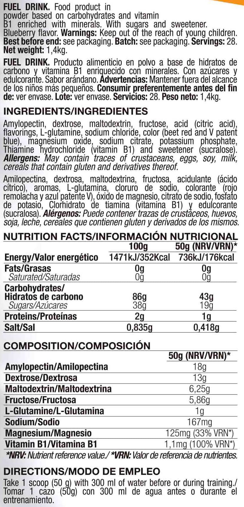 Información nutricional