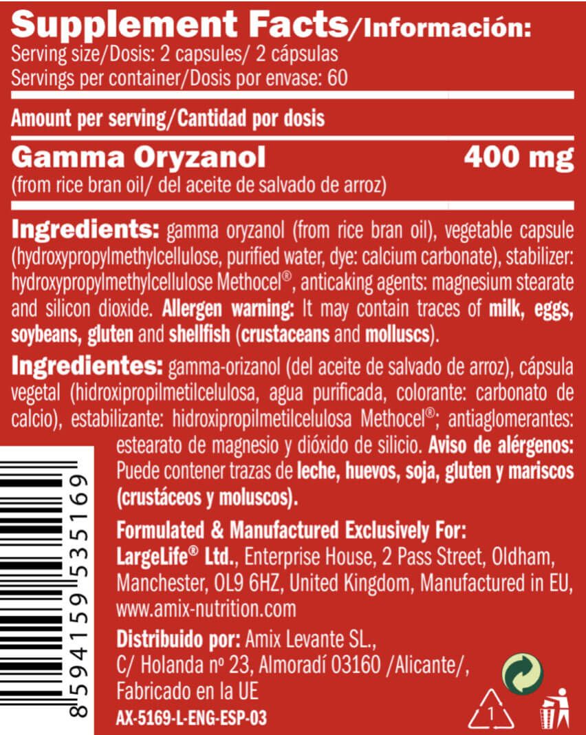 Información nutricional
