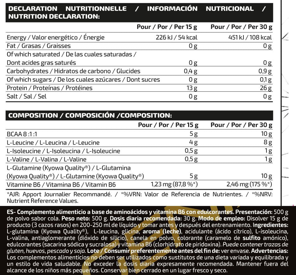 Información nutricional