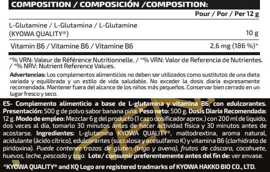 Información nutricional