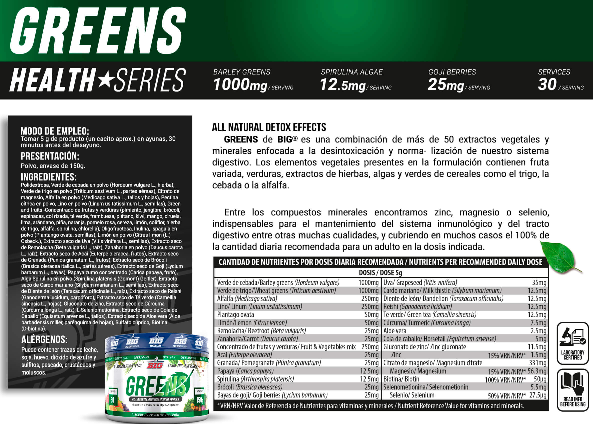 Información nutricional