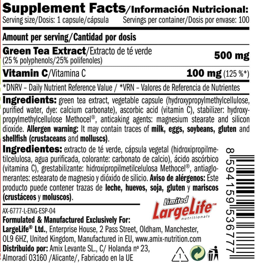 Información nutricional