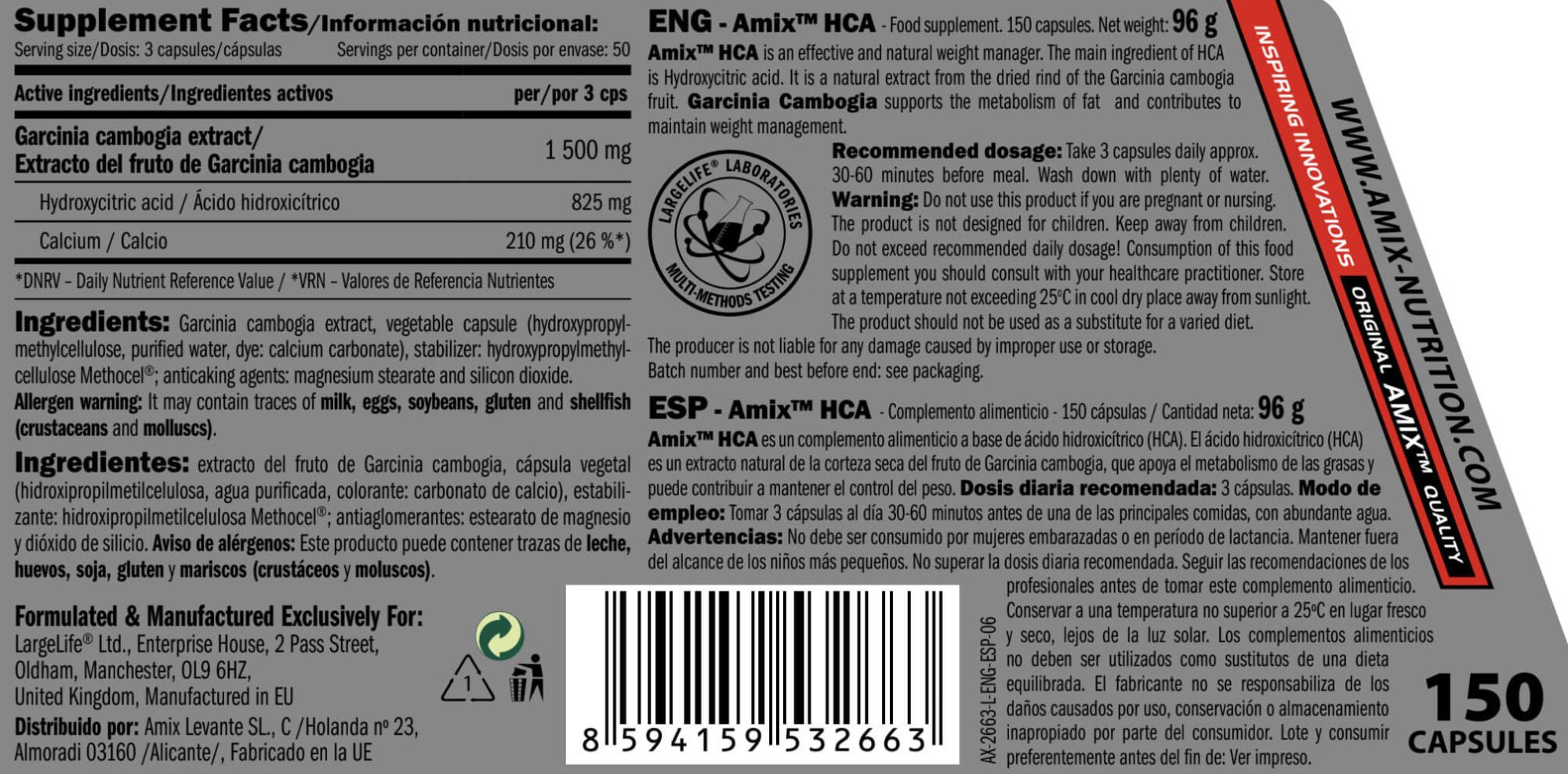Información nutricional