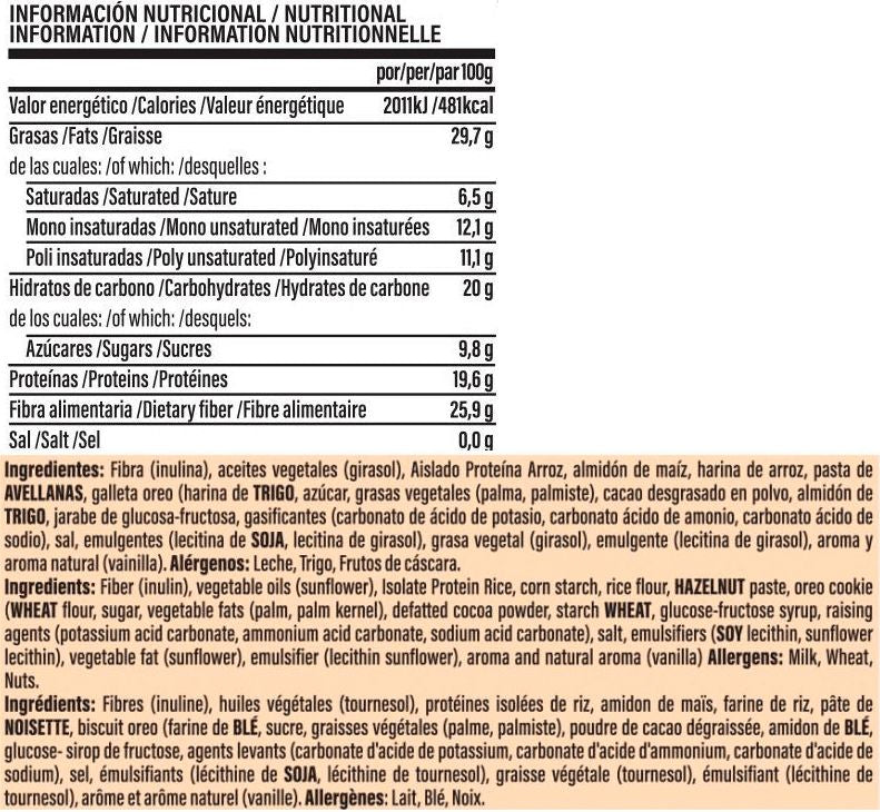 Información nutricional