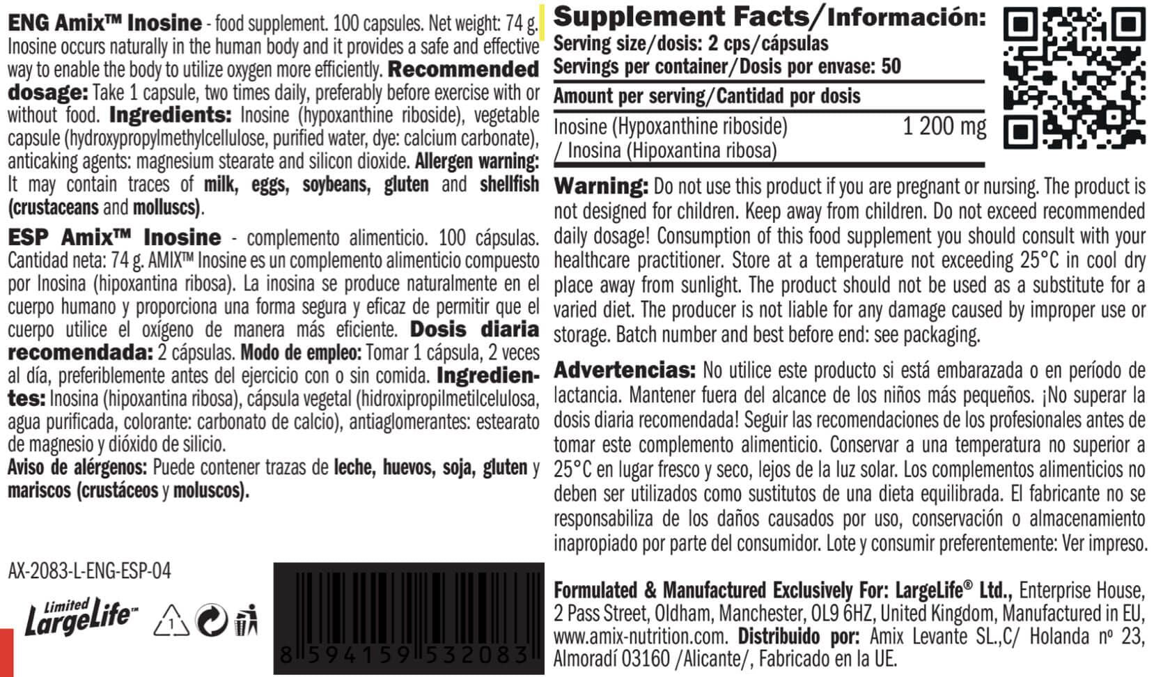 Información nutricional