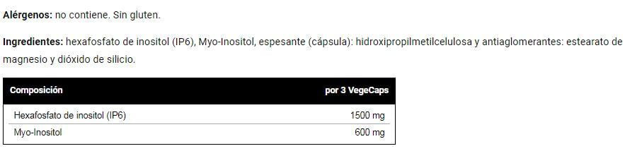 Información nutricional