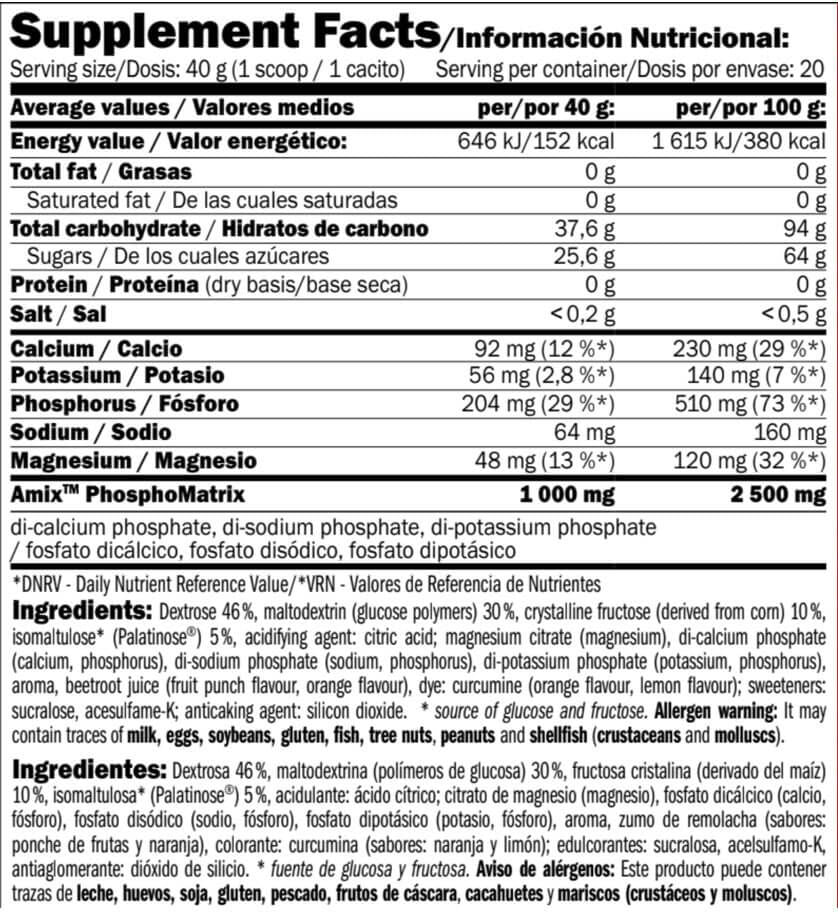 Información nutricional