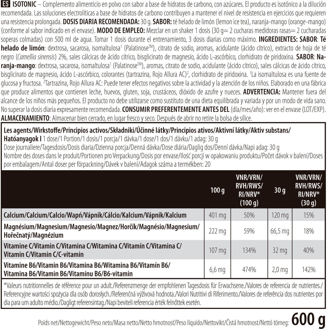 Información nutricional
