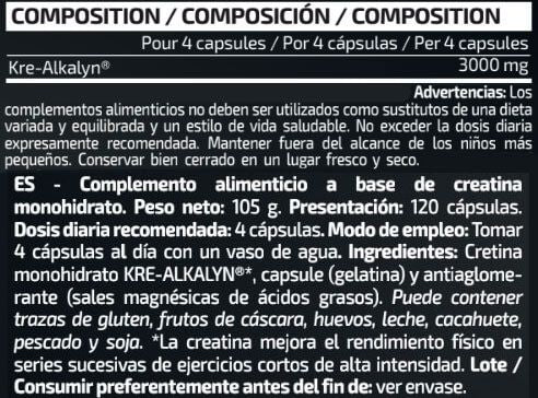 Información nutricional