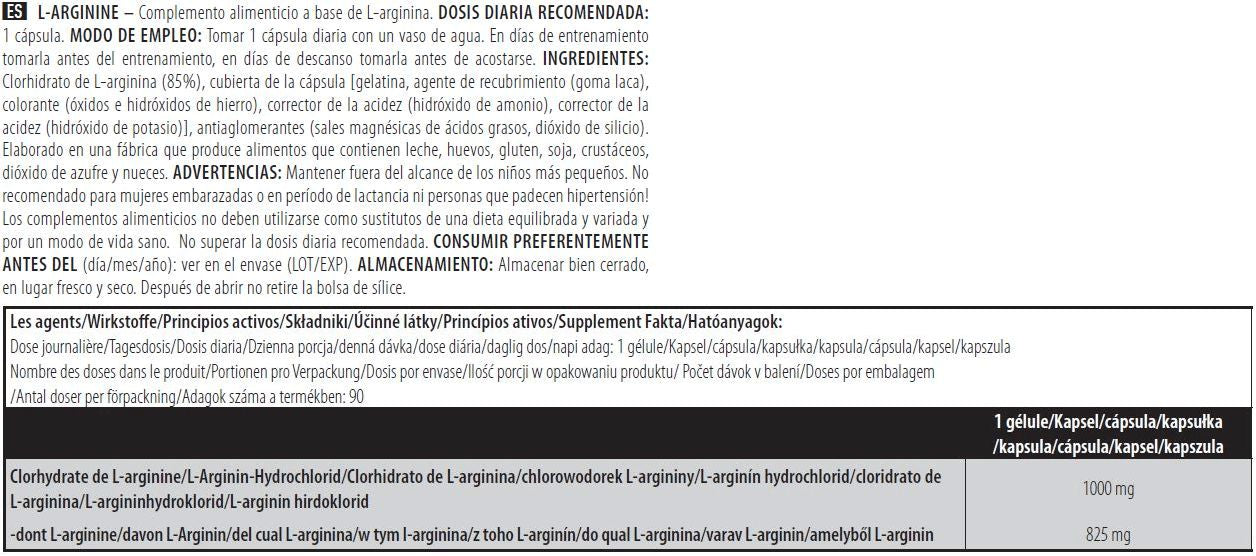 Información nutricional
