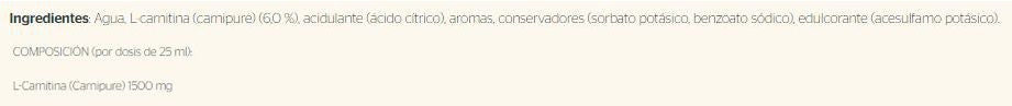 Información nutricional