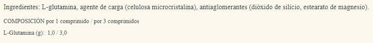 Información nutricional