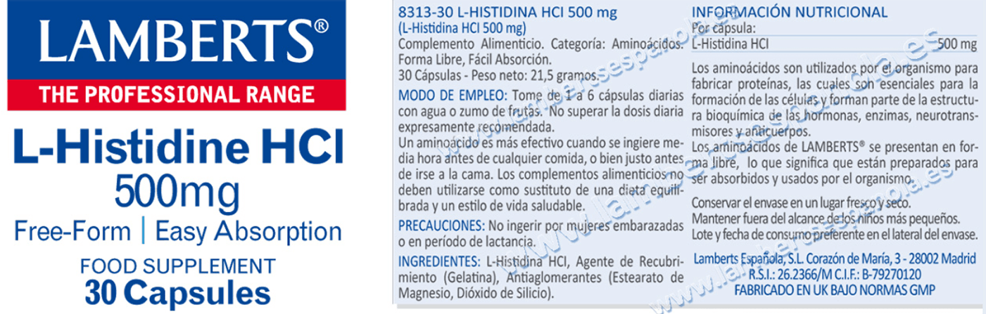 Información nutricional