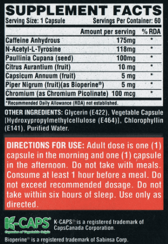 Información nutricional