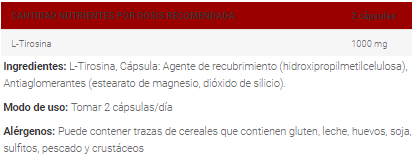 Información nutricional