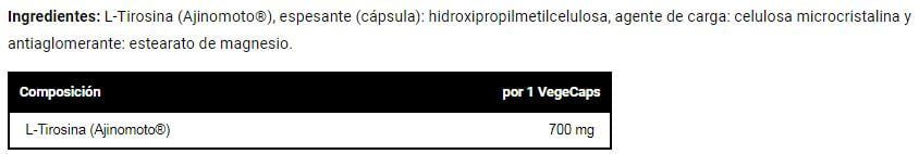 Información nutricional