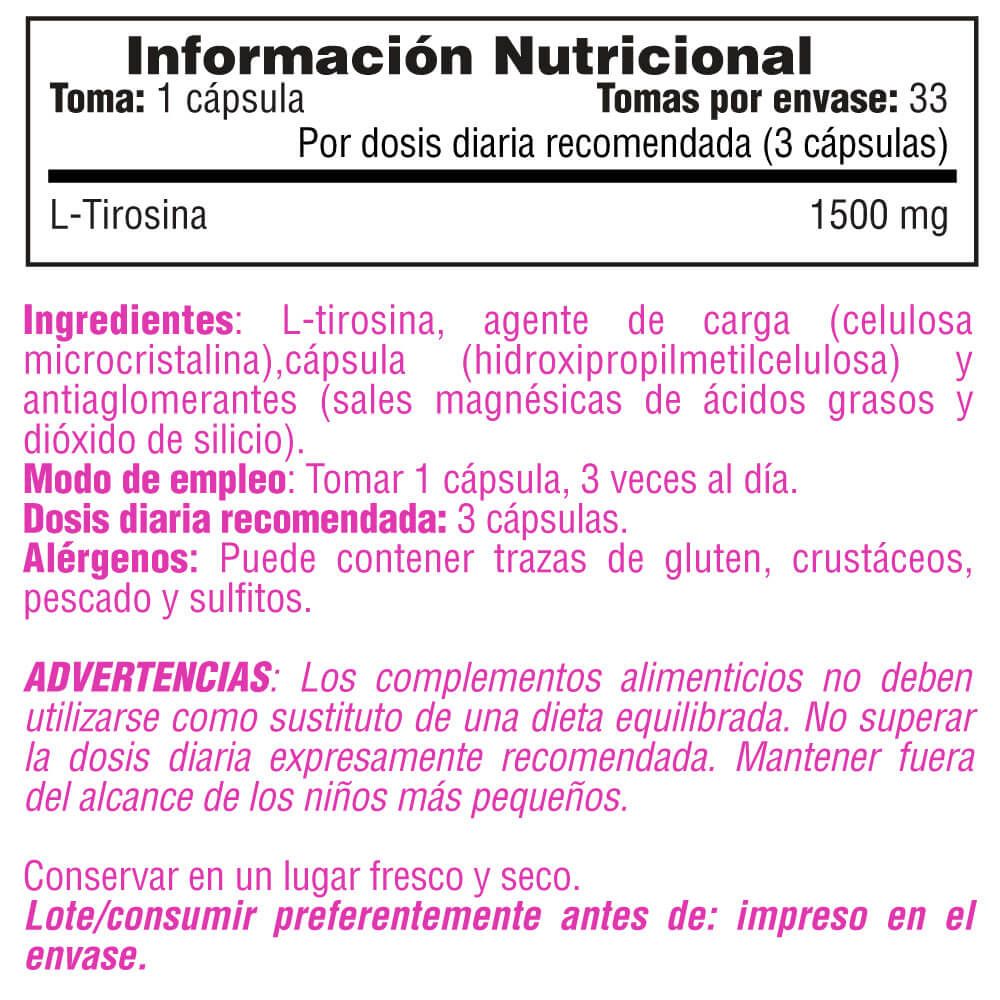 Información nutricional