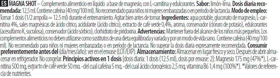 Información nutricional