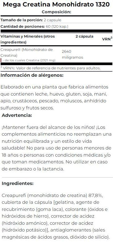 Información nutricional
