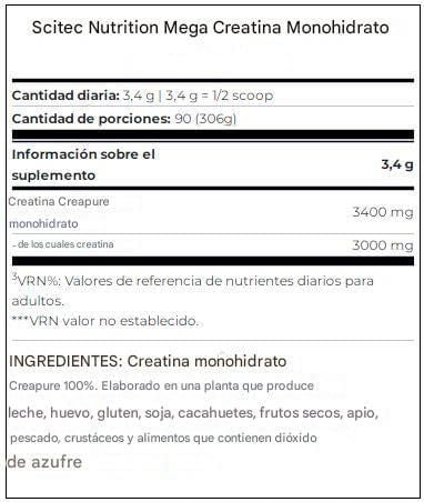 Información nutricional