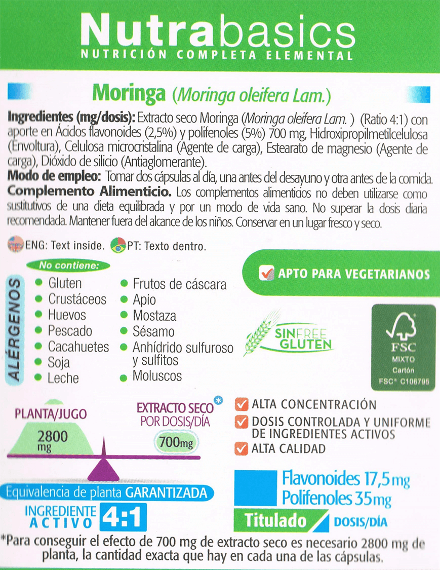 Información nutricional
