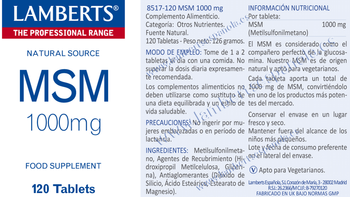 Información nutricional