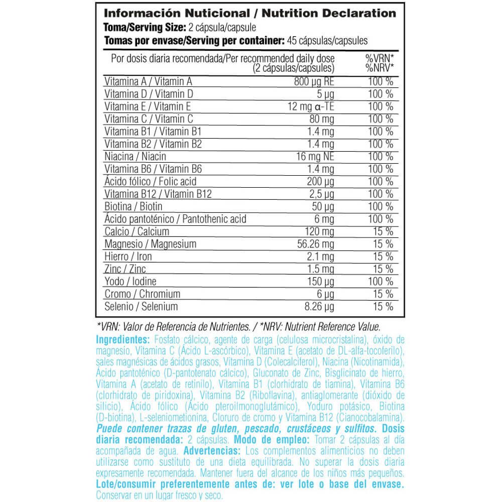 Información nutricional