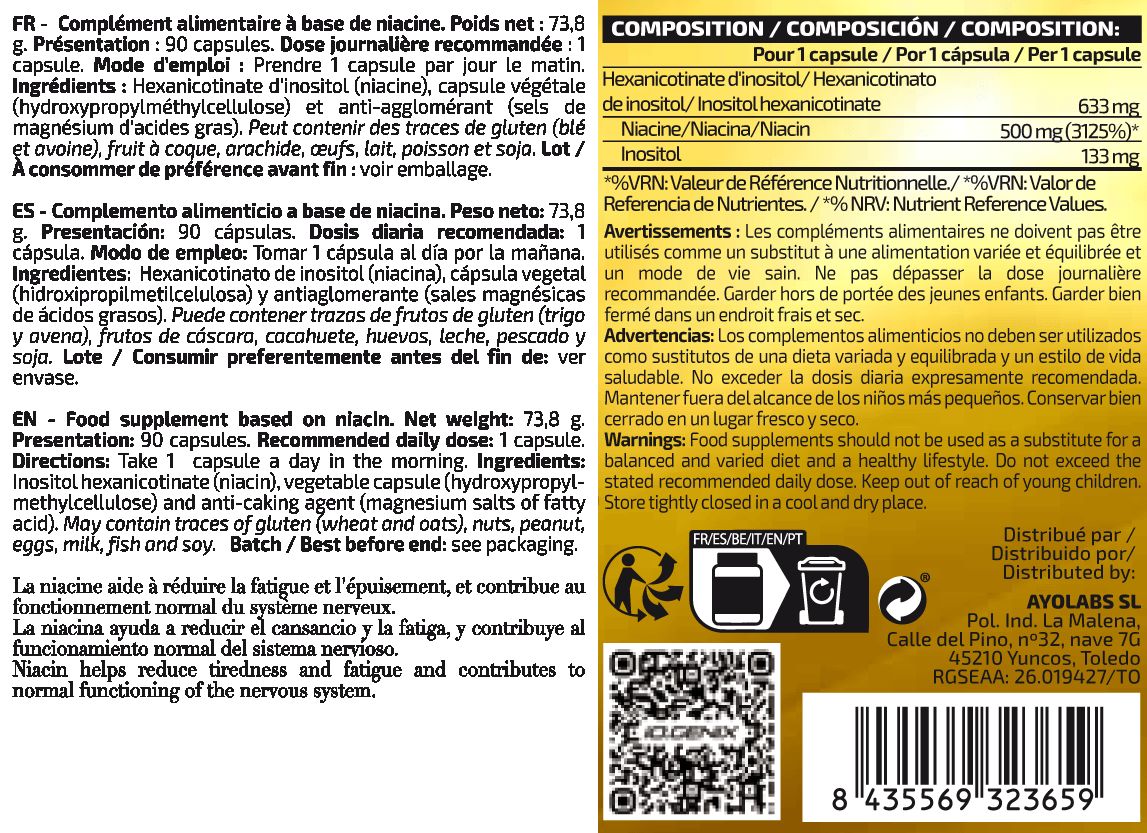 Información nutricional