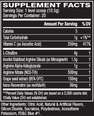 Información nutricional