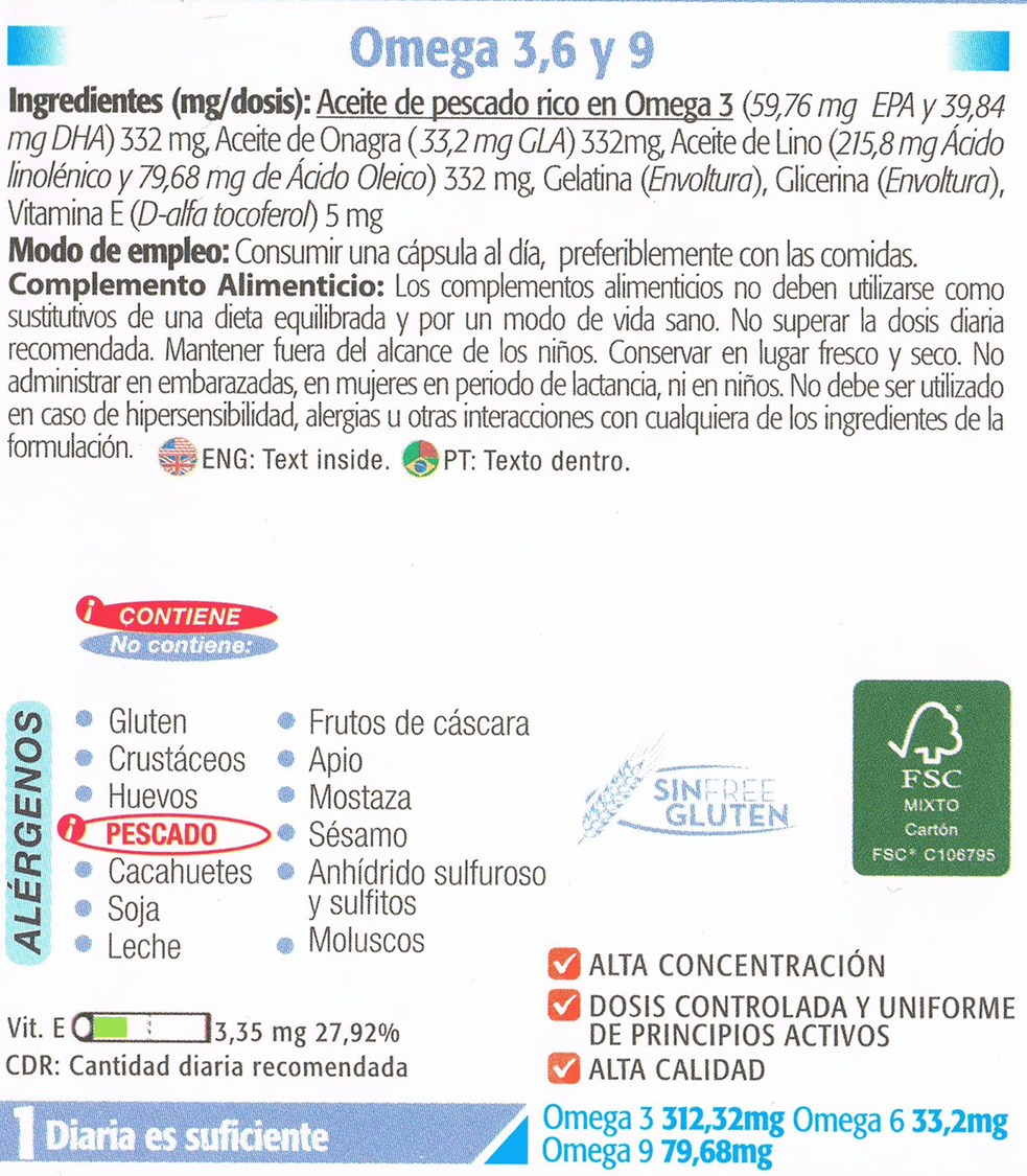 Información nutricional