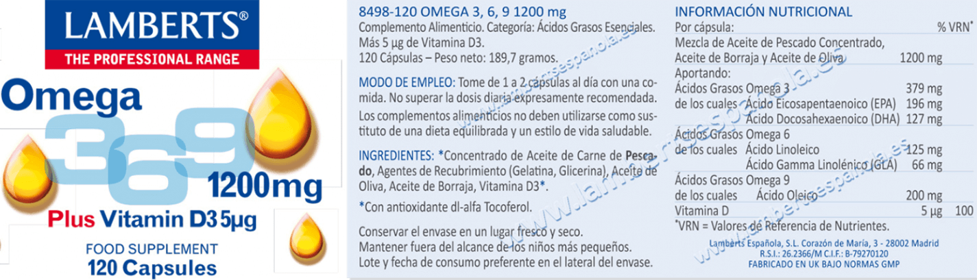 Información nutricional