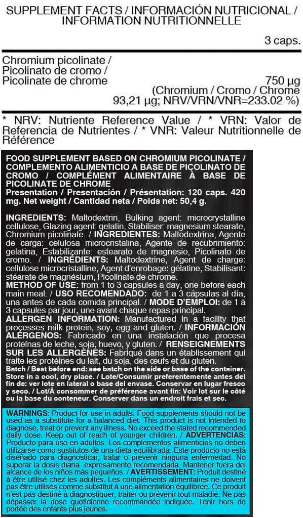 Información nutricional
