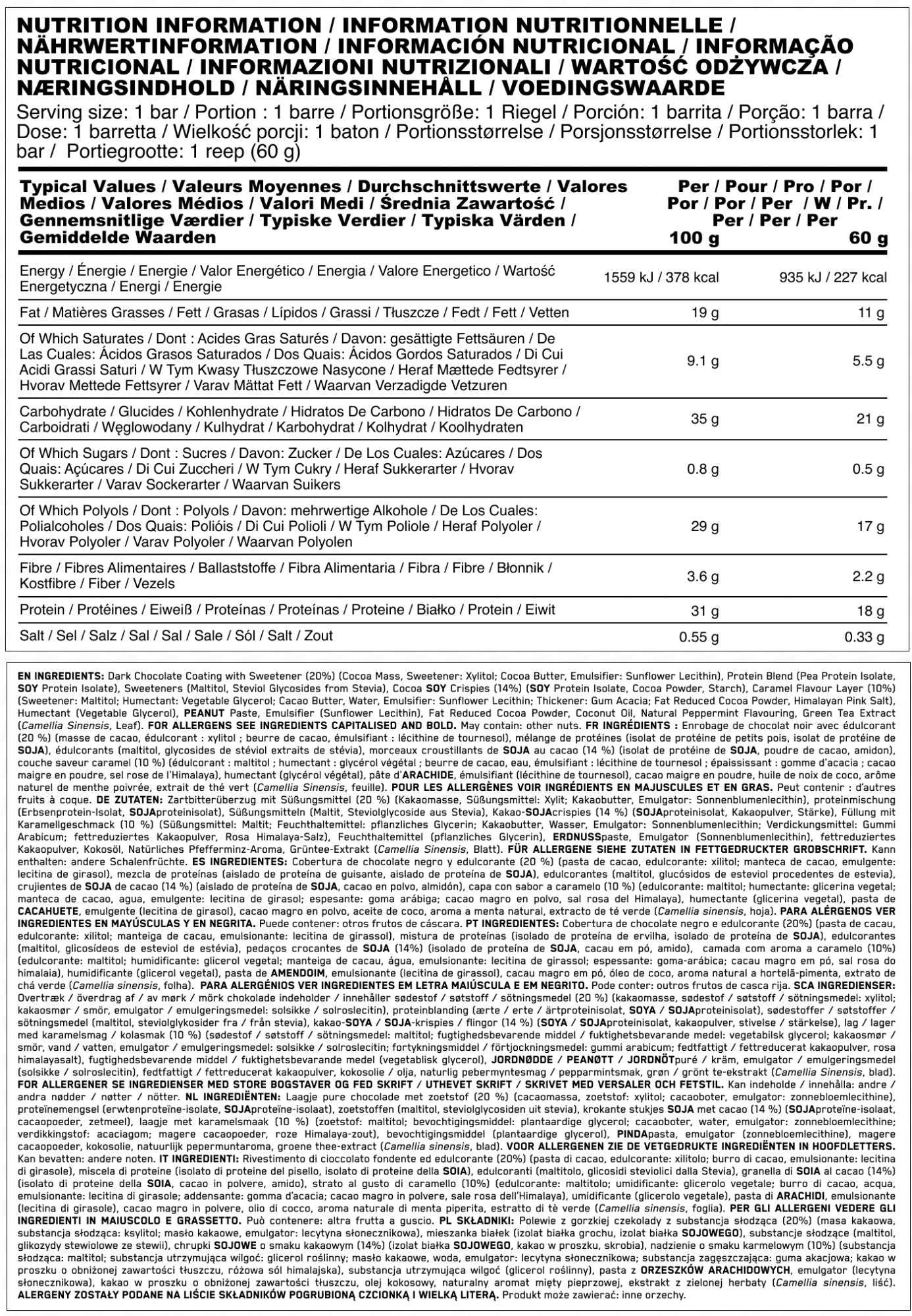 Información nutricional