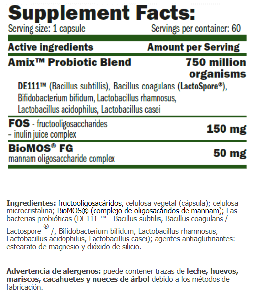 Información nutricional