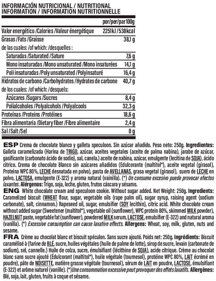 Información nutricional
