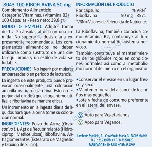Información nutricional