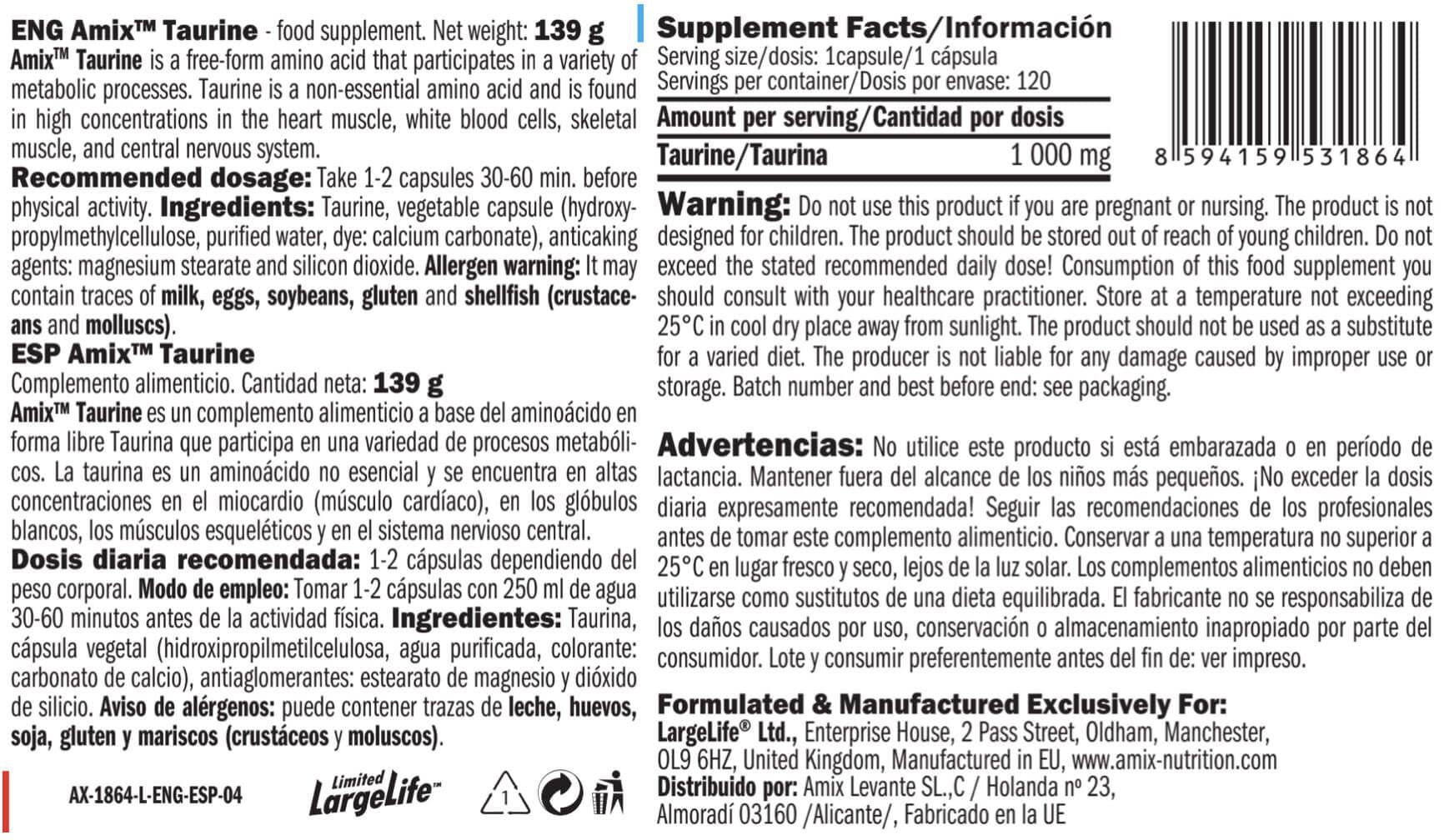 Información nutricional