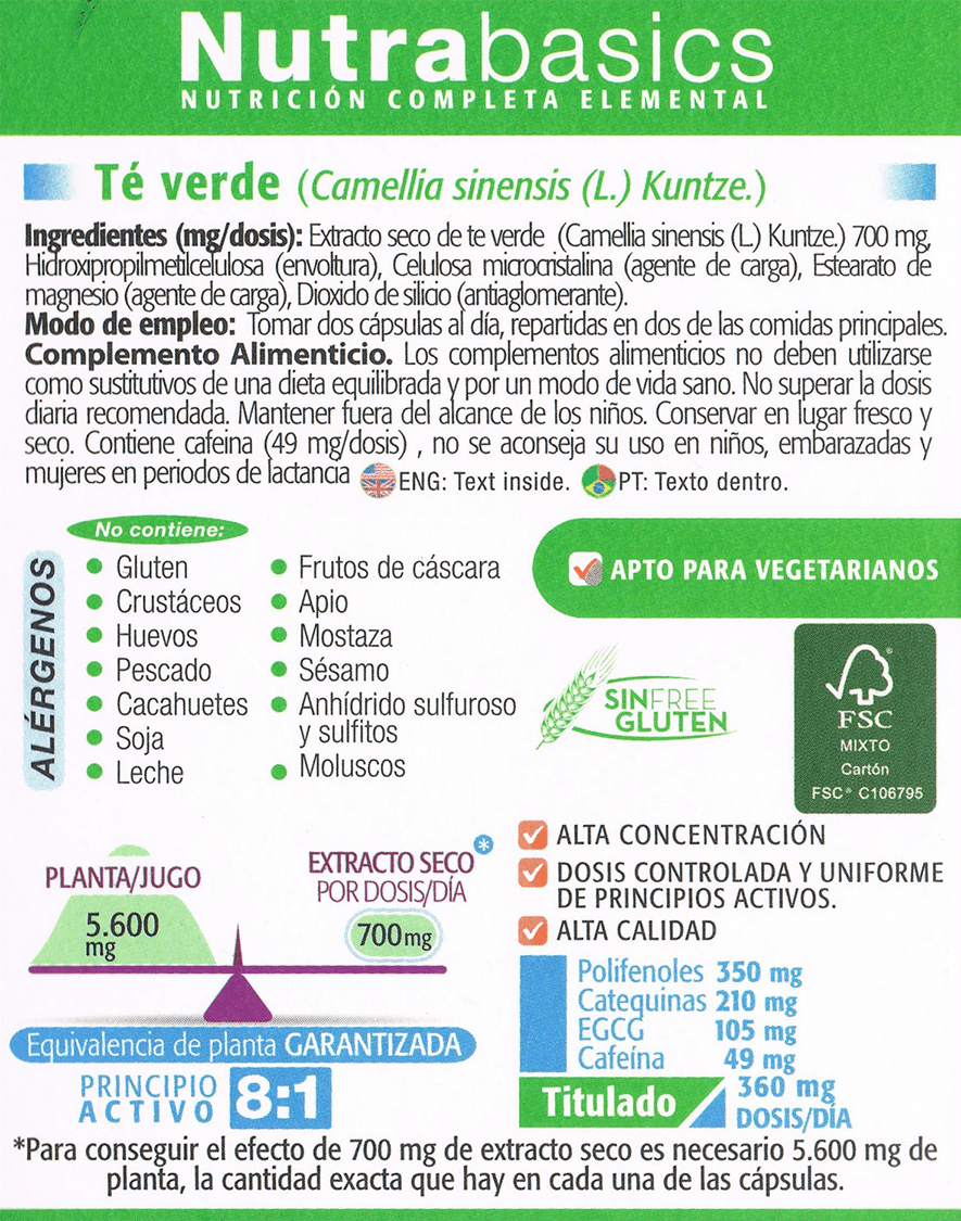 Información nutricional