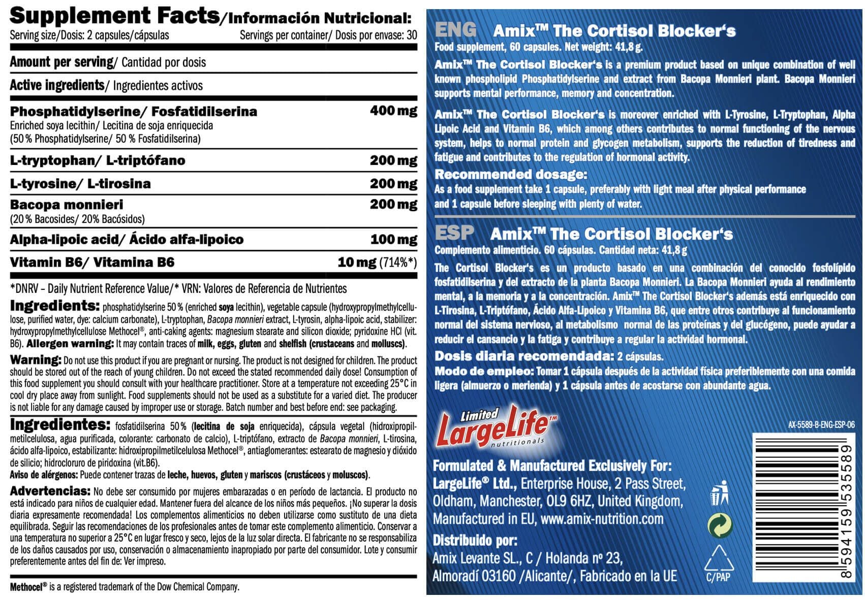 Información nutricional